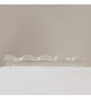 Primrose 4 lü Cam Mumluk 36x6 cm Transparan