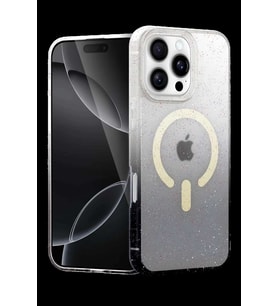 iPhone 16 Pro Max Pummel Shiny Magsafe Kapak - Siyah