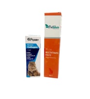Kediler İçin Biotin Collagen 50ml + Multivitamin Pasta 100 gr