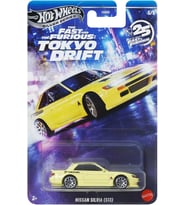 Hot Wheels Hızlı Ve Öfkeli Tokyo Drift Araba Nissan Silvia S13 Modeli Döküm Ölçeği 1:64 Uzunluk 7 Cm (Çok Renkli)