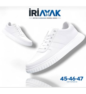 Büyük Numara 45-47 / Rahat Taban Casual Ayakkabı / Erkek - Günlük Kullanıma Uygun