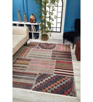 Dijital Kaymaz Yıkanabilir Geometrik Salon Halısı Mutfak Halısı Koridor Halısı Yolluk HLN1622