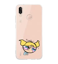 Huawei P20 Lite Uyumlu Baskılı Yumuşak Silikon Şeffaf Telefon Kılıfı