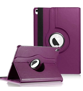 Microsonic Apple iPad Air 5.Nesil 2022 Kılıf (A2588-A2589-A2591) 360 Rotating Stand Deri Mor