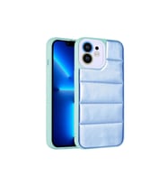 Apple iPhone 12 Uyumlu Kılıf Kamera Korumalı Airbagli Renkli Zore Seksek Kapak (Mavi)
