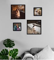 Kişiye Özel Fotoğraflı Sök-Tak 4 Adet Masaüstü Ve Duvar Çerçeve Seti