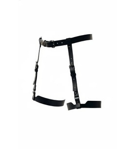 Mulvxbrf Brf02 Siyah Jartiyer Harness Deri Ayarlanabilir Bacak Aksesuarı - Brf133 (Mulvix)