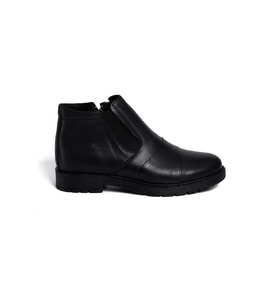 Bestello Bağcıksız Kauçuk Düz Bot 011-2040-23K Erkek Bot (Siyah)