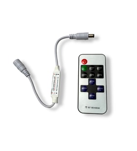 El kumandası tek renkli uzaktan kumanda LED ışık kablosuz kontrol cihazı lamba kontrolü DC 5-24V 12A