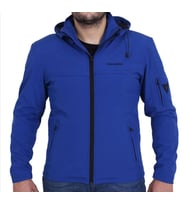 Jaws Soft Shell Erkek Mavi Motosiklet Montu Tam Koruma