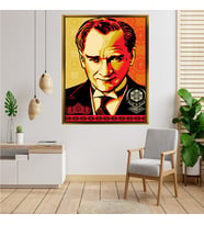ÇERÇEVELİ ATATÜRK TABLO S672