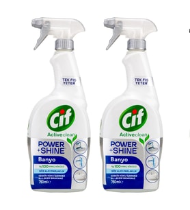 Cif Power Shine Banyo Kirec Temizleyici 750 ml x 2 Adet