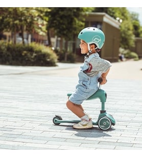 & Ride Highwaykick 1 Oturaklı Çocuk Scooter Yeşil 160629-96269