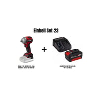 Einhell Set-23(Einhell TP-CW 18/350-C LiBL Akülü Darb.Somun Sık-Kömürs+18V 4,0 Ah Akü & Şarj Cihazı)