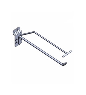Kanallı Pano Askı Teli Etiket Demirli  - 25 cm (Pakette 10 Adet)