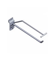 Kanallı Pano Askı Teli Etiket Demirli  - 25 cm (Pakette 10 Adet)
