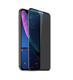 Vendas iPhone XS Davin Serisi Privacy Gizlilik Hayalet Cam Ekran Koruyucu (Siyah)
