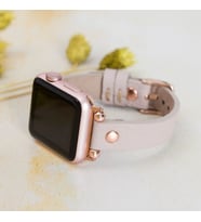 vagave Apple Watch Kadın Deri Kordon Slim 38 40 41mm Bej