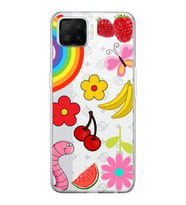 PrintiFy Oppo A73  ile Uyumlu 1mm Slim Fit Water Color 5 Baskılı Şeffaf  Kılıf