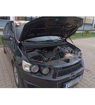  Chevrolet Aveo 2012+ KAPUT AMORTİSÖR SETİ (Siyah)