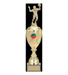 ODAK KUPA - Figürlü Kupalar - Voleybol Erkek Figürlü Kupalar FG-079 B - 49 cm