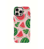 iPhone 16 Pro Vorian Çift Katmanlı MagSafe Kılıf Watermelon Garden Party