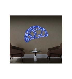 Kruvasan Şekilli Neon Tabela