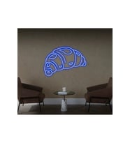 Kruvasan Şekilli Neon Tabela