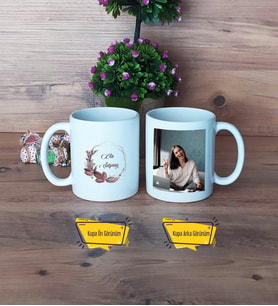 Doğum Günü Hediyesi İsme Özel Kupa Bardak Beyaz Fotoğraflı