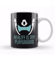 Symmetra Reality Is My Playground Logo Overwatch Kupa Bardak Porselen