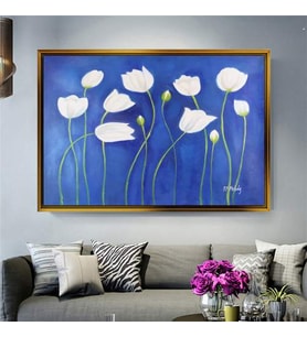 Altın Çerçeveli dekoratif tablo a1092 (Gold)