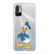 Xiaomi Redmi Note 10 5G Uyumlu Kapak Donald Duck Tasarımlı Şeffaf Silikon Kılıf
