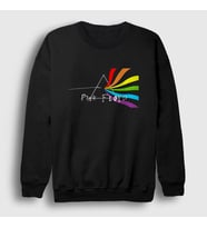 Presmono Unisex Siyah Beam Pink Floyd Sweatshirt 76260tt