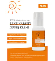 Vitanova Leke Karşıtı SPF 50+ Tüm Ciltler İçin Yüksek Korumalı Nemlendirici Güneş Kremi 50 ML