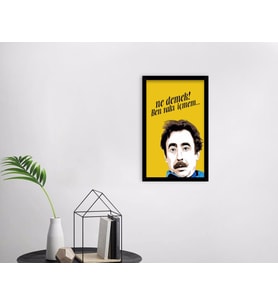 BK Home Rakı Tasarımlı Dekoratif Ahşap Siyah Çerçeveli Tablo-7