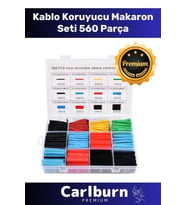Özel Üretim Isıya Dayanıklı Renkli Telefon Şarj Yalıtım Amaçlı Kablo Koruyucu Makaron Seti 560 Parça