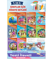 1. ve 2.Sınıf Okumayı Sevdiren 10 lu Hikaye Seti  (32 sayfa)