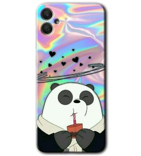 Galaxy A05 Kılıf HD Desen Baskılı Kılıf - Milkshake Panda
