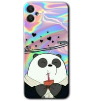 Galaxy A05 Kılıf HD Desen Baskılı Kılıf - Milkshake Panda