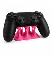PS4 Oyun Kolu Standı Ergonomik Masaüstü Kontrolcü Tutucu Dekoratif Oyun Aksesuarı Siyah Pembe