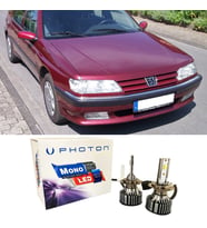 Peugeot 605 Led Xenon Kısa Far Ampulü H1 Mono Yeni Seri Beyaz