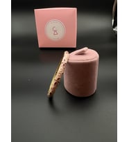 Gold Kaplama Renkli Mineli Kadın Bileklik , Renkli Çiçekli Bileklik , Sevgiliye Hediye (Pembe-Fuşya)