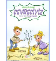 Niloş İle Ege - Çevreciyiz 35*50 Kuşe Kağıt -Renkli Hikaye