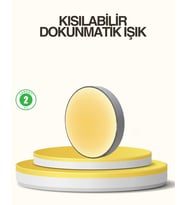 Hareket Algılayan Led Gece Lambası Mıknatıslı Duvar Montajlı