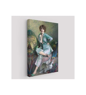 Emile Friant'in Tanıdık Kuşlar İsimli Eseri Duvar Tablosu Familiar Birds-6160