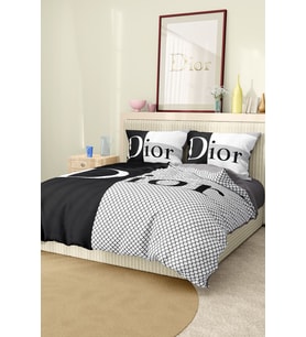 Marcalanya Çift Kişilik Nevresim Takımı Pamuklu Saten Kumaş 6 Parça 3D Dijital Baskı Duvet Cover Set Model.