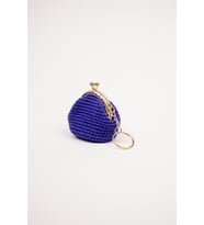 Mini Bozuk Para Cüzdanı Anahtarlık (Klipsli) (Mor)