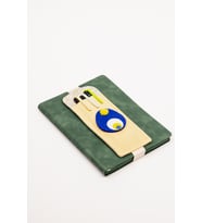 Defter Üstü Kalemlik A5 Lastikli Kalem Tutucu Kumaş Organizer