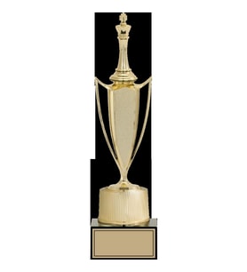 ODAK KUPA - Figürlü Kupalar - Satranç Figürlü Kupalar FG-040 A - 36 cm