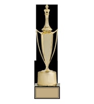 ODAK KUPA - Figürlü Kupalar - Satranç Figürlü Kupalar FG-040 A - 36 cm